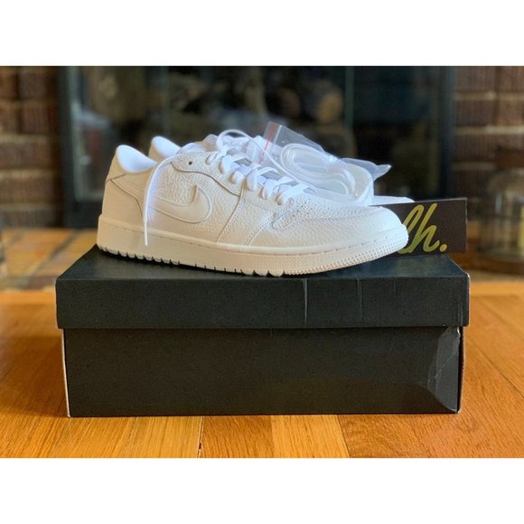 Size 10 Air Jordan 1 Low Golf "Triple White" - Picture 4 of 5